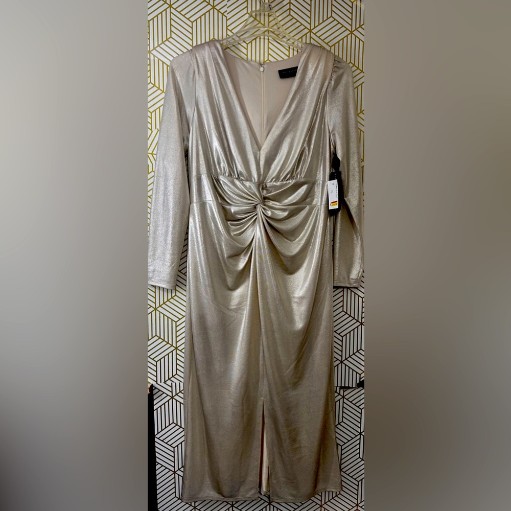 LANE BRYANT Gold Dress size 14